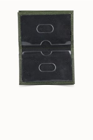 Guard Antik Yeşil Deri Kartlık
