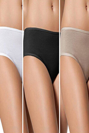 Kadın Geniş Kenarlı 5'li Slip Paket 622