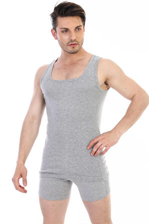 Erkek Ribana Gri Melanj Atlet 775