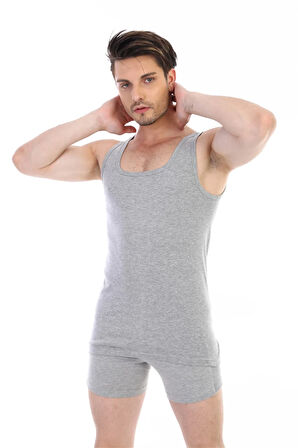 Erkek Ribana Gri Melanj Atlet 775