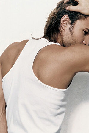 Erkek Ribana Spor Beyaz Atlet 915