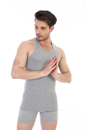Erkek Ribana Spor Gri Atlet 915