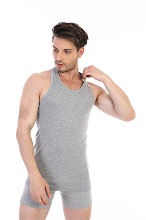 Erkek Ribana Spor Gri Atlet 915