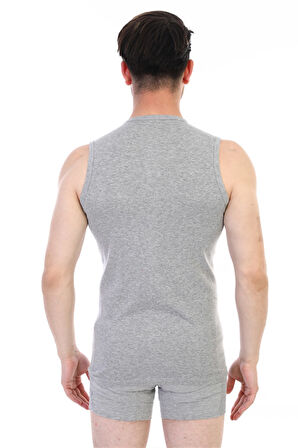 Erkek Ribana Kolsuz Spor Gri Atlet 920