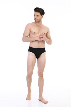 Erkek Süprem Siyah Slip 741