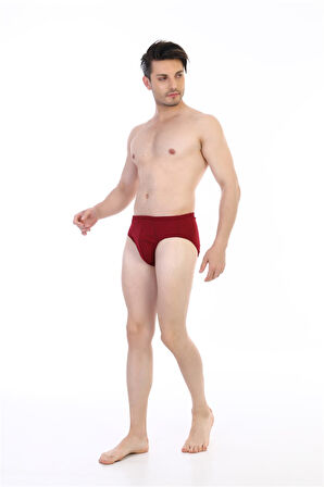 Erkek Süprem Bordo Slip 741
