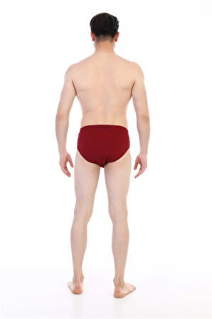 Erkek Süprem Bordo Slip 741