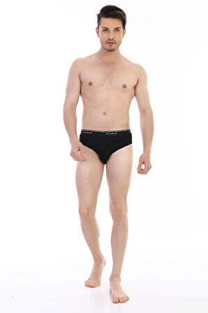 Erkek Ribana Klasik Siyah Slip 870