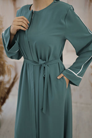  NİSSRA GİZLİ PATLI BİYELİ ABAYA KOL FERACE NSR505801