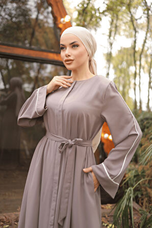  NİSSRA GİZLİ PATLI BİYELİ ABAYA KOL FERACE NSR505801