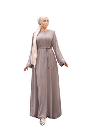  NİSSRA GİZLİ PATLI BİYELİ ABAYA KOL FERACE NSR505801