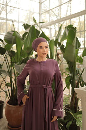  NİSSRA GİZLİ PATLI BİYELİ ABAYA KOL FERACE NSR505801