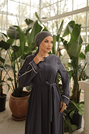  NİSSRA GİZLİ PATLI BİYELİ ABAYA KOL FERACE NSR505801