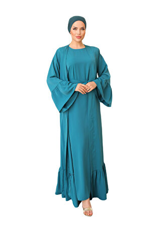 NİSSRA  FIRFIRLI İKİLİ TAKIM ABAYA NSR503801