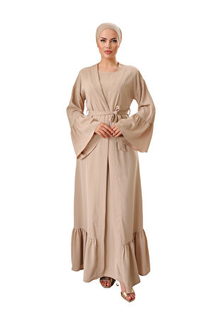 NİSSRA  FIRFIRLI İKİLİ TAKIM ABAYA NSR503801