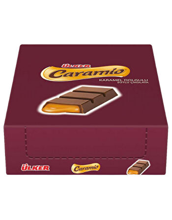 Ülker Caramio Karamel Dolgulu Sütlü Çikolata 32 GR * 24 Adet