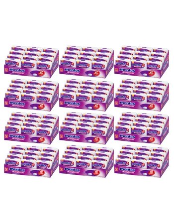 Mentos Clean Breath Orman Meyvesi Aromalı Şekersiz Tatlandırıcılı Tablet Şekerleme 21 GR X 12 Adet X 12 Adet