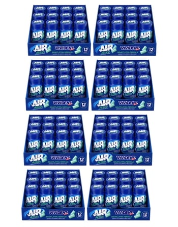 Vivident Xylıt Aır Actıon Nane Ve Ökaliptus Aromalı Şekersiz Tatlandırıcılı Draje Sakız 67 G X 12 Adet X 8 Adet