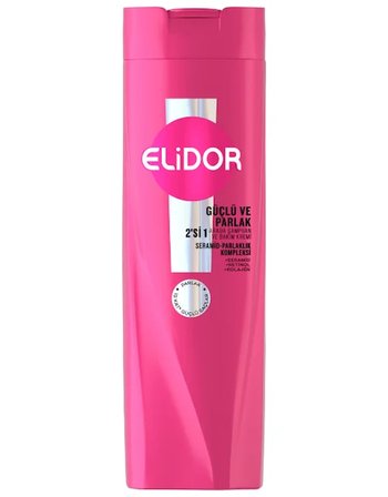 Elidor Güçlü Ve Parlak 2'Si 1 Arada Şampuan Ve Bakım Kremi 400 ML