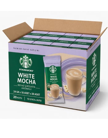 Starbucks White Mocha 24 GR X 10 Adet X 20 Adet