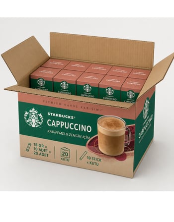 Starbucks Cappucino 18 GR X 10 Adet X 20 Adet