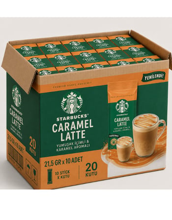 Starbucks Caramel Latte 21.5 GR X 10 Adet X 20 Adet
