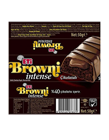 Eti Browni Intense Çikolatalı Kek 50 G * 16 Adet