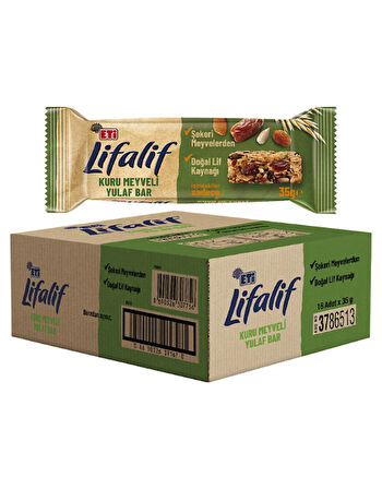 Eti Lifalif Kuru Meyveli Yulaf Bar 35 GR * 16 Adet