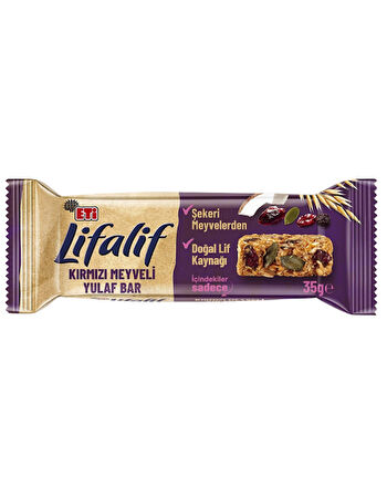 Eti Lifalif Kırmızı Meyveli Yulaf Bar 35 GR * 16 Adet