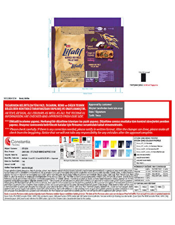 Eti Lifalif Kırmızı Meyveli Yulaf Bar 35 GR * 16 Adet