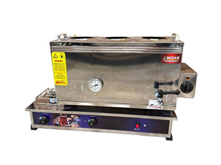 Mizan 60 Cm'lik - 38 Litre Elektrik + Gazlı Kahveci Kazanı