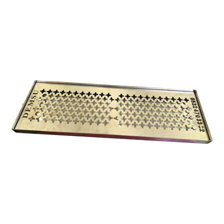 Demsu Plus 304 Krom 4 Demlikli Çay Kazanı Damlalığı 18x100 Cm