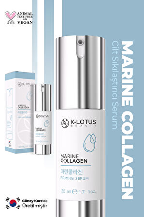 Marine Collagen Cilt Sıkılaştırıcı Aydınlatıcı ve Çizgileri Dolduran Kolajen Cilt Serumu 30 ML