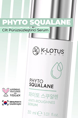 Phyto Squalane Cilt Pürüzsüzleştirici Elastikiyeti Arttırma Etkili Cilt Bariyer Onarıcı Cilt Serumu 30 ML