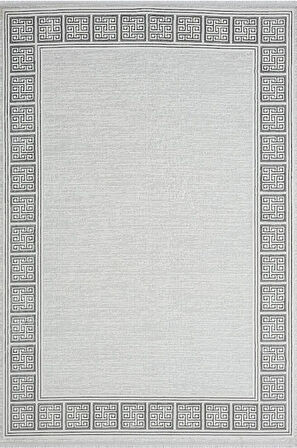 Zenith Zn001a Gri Halı Antrasit Kenar Çerçeveli Modern Parlak Yumuşak Kadife Ince Antialerjik Salon