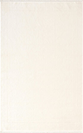 Fresco FC004W Beyaz Çerçeveli Halı Modern Desen 100 Tarak Viskon Parlak Yumuşak İpek Serisi