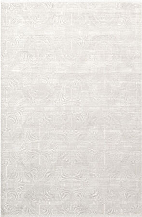 Icon IC002G Gri Modern Desen Akrilik Pamuk Tabanlı Salon Koridor Oturma  Yatak Odası Halısı