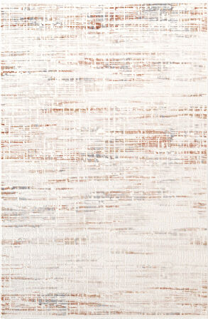 Icon IC009R Krem Renkli Modern Desenli Akrilik Pamuk Tabanlı Tozu Az 4 Mevsim Salon Halısı