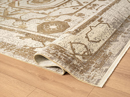 Art AT004B Vizon Halı Modern Desen Triko Akrilik Viskon Boyama Yüksek Sıklık Ipek Serisi