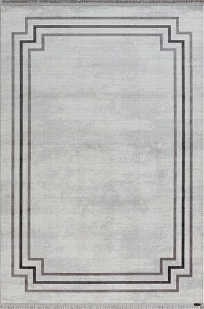 Trend 2803 Gri Akrilik Salon, Mutfak, Yatak Odası Halısı Makinede Yıkanabilir