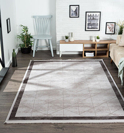 Trend 4103 Akrilik Pamuk Yumuşak Modern Mutfak Yatak Odası Salon Oturma Halısı