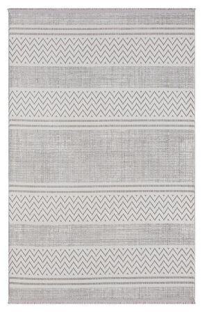Sümer Sm009a Gri Beyaz Detaylı Halı Iskandinav Desen Dekoratif Modern Tozuyok Antialerjik