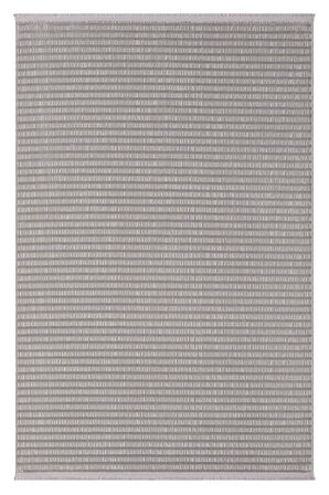 Sümer Sm008g Gri Antrasit Çizgi Desen Halı Dekoratif Modern Tozuyok Antialerjik Salon Halısı Koridor