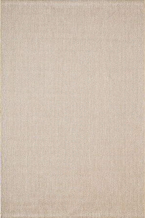 Zeen ZE002B Sisal Bej Kolay Temizlenebilir Makinede Yıkanabilir Mutfak Halısı Pamuk Taban