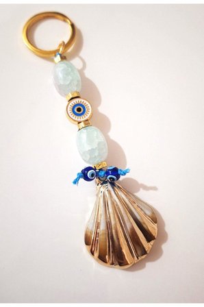 Hediyelik Deniz Kabuklu Anahtarlık 11,5 cm