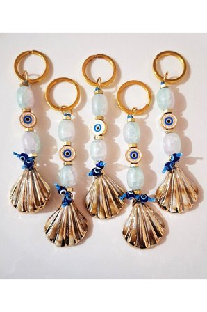 Hediyelik Deniz Kabuklu Anahtarlık 11,5 cm