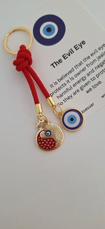 Yeni Yıl Hediyesi Bolluk Bereket Nar Anahtarlık -  10 cm