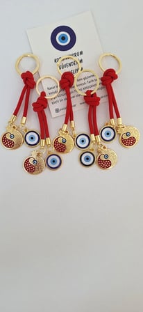 Yeni Yıl Hediyesi Bolluk Bereket Nar Anahtarlık -  10 cm