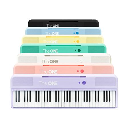 The ONE SK-COLOR Akıllı Taşınabilir 61 Işıklı Tuşlu Bluetooth Org - Kırmızı