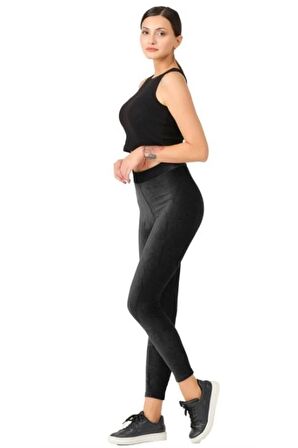 618 Fitilli Kadife Tayt